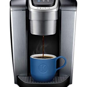 The Keurig K-Elite Single Serve Brewer blends a premium finish and programmable features to deliver modern design and the ultimate in beverage customization.
