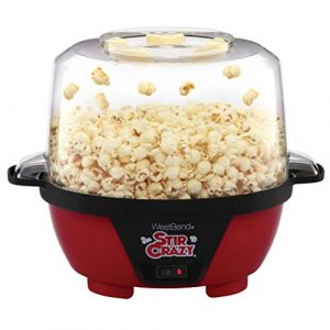 The Electric Popcorn Popper will pop up to 6.75 QT of popcorn in about 4 minutes. And, the cover transforms into serving bowl - perfect for friends & family.