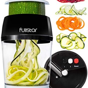The Vegetable Spiralizer Slicer is a wonder at creating beautiful spiral cuts. In 3 simple steps, you can have perfectly spiralized veggies in no time.