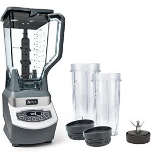 The Ninja Pro Countertop Blender is a high powered kitchen tool with 1100W of power. It has Total Crushing blades to blast through ice & frozen fruit in seconds