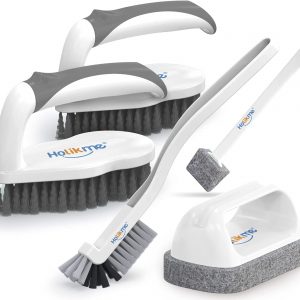 Get ready to conquer your cleaning tasks with the 7 Pack Deep Cleaning Brush Set. The set includes everything you need to tackle any surface in your home.