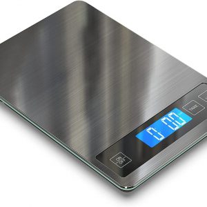 Introducing the 22lbs Digital Food Scale, your ultimate kitchen companion for precise & effortless cooking! Accurate to 1g it also features a tare button