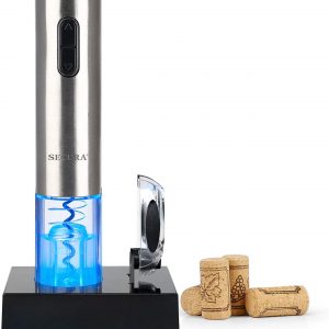 Introducing the Automatic Wine Bottle Opener - the ultimate companion for wine enthusiasts! Say goodbye to struggling with traditional corkscrews.