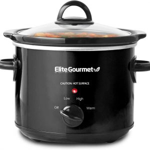 Elite Gourmet Crock Pot makes cooking fork tender roasts and poultry a breeze. Low/High/Keep Warm settings give you ultimate control of meal preparation.