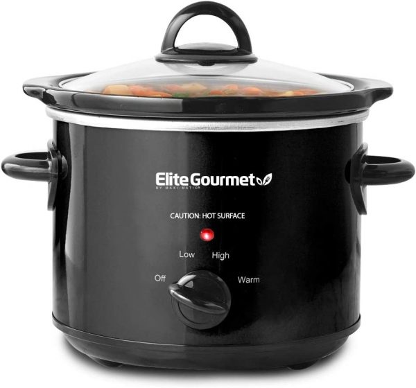 Elite Gourmet Crock Pot makes cooking fork tender roasts and poultry a breeze. Low/High/Keep Warm settings give you ultimate control of meal preparation.