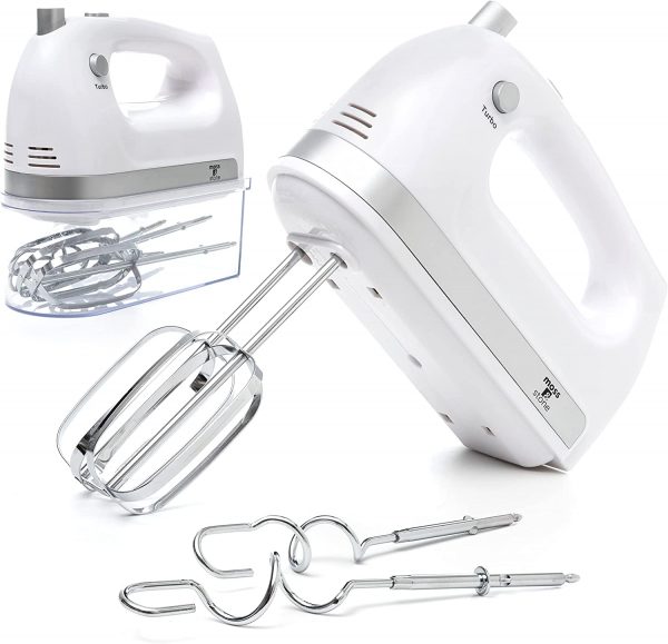 The Cozeemax 5 Speed Electric Stand Mixer is the perfect all-in-one kitchen appliance for whipping, mixing & kneading dough. Its lightweight, detachable hand mixer allows for extra mixing versatility.