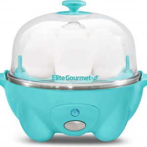 Prepare a quick & healthy breakfast or even just snacks for the whole family! The Elite Gourmet Easy Egg Cooker lets you to cook up to 7 eggs at once.
