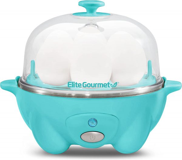 Prepare a quick & healthy breakfast or even just snacks for the whole family! The Elite Gourmet Easy Egg Cooker lets you to cook up to 7 eggs at once.