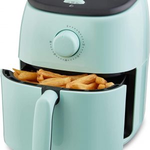 Cook crispy fried food in a dash with the Dash Tasti Crisp air fryer! AirCrisp technology uses hot air instead of oil. Delicious fried foods with 75% less fat.