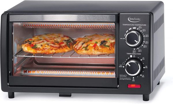 Sometimes using a full size oven to cook is pure overkill. That is where the Betty Crocker Compact Toaster Oven with its small footprint comes in so very handy.