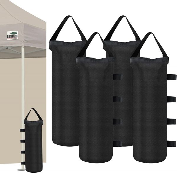 Extra Large Gazebo Weights attach to portable canopy legs with strong velcro straps.