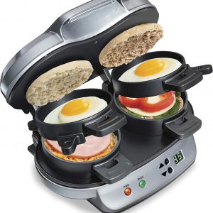 Start your morning with breakfast that is both delicious & nutritious when you use the Dual Breakfast Sandwich Maker. Craft mouthwatering breakfast sandwiches today - better than any fast food chain!