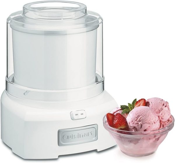 Don't settle for store bought ice cream any longer. With the Cuisinart 1.5QT Ice Cream Maker create delicious frozen treats that are sure to impress!